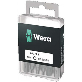 Embouts de vissage 1/4" TORX TX (Boîte de 10 pcs)