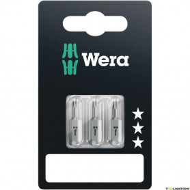 Embouts de vissage 1/4" 6 PANS (Blister de 3 pcs)