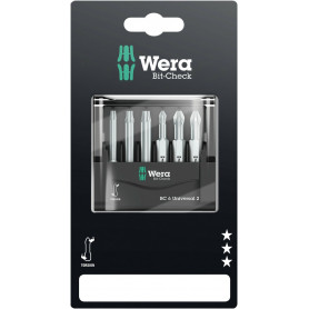 Etui 6 embouts standard 50 mm PH/PZ/TX