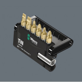 Etui 6 embouts 25 mm TIN + porte-embouts