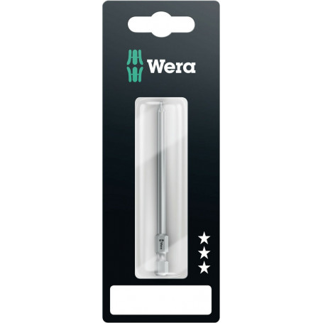 Embout de vissage 1/4" POZIDRIV PZ - Long. 89 mm - Blister 1 pièce