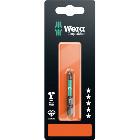 Blister d'1 embout IMPACT TORX TX - Long. 50 mm