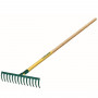 Râteau forgé dents courbes manche bois certifié PEFC 100% (150cm)