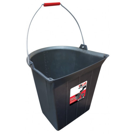 Seau de maçon TALIAGOM® - 13L - Côté plat - Anse 5,3mm