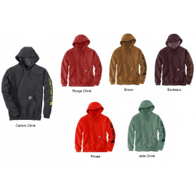 Sweat capuche CARHARTT Logo Manche