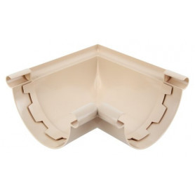 Angle à coller TECHTAN® - 90° - Pour gouttière demi-ronde à coller - LG25 - Sable