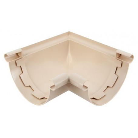 Angle à coller TECHTAN® - 90° - Pour gouttière demi-ronde à coller - LG25 - Sable